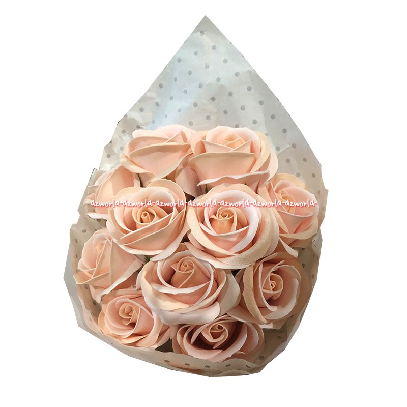 Bunga Bucket Peach Rose Paket Valentine Dengan Box Orange Muda Bunga Mawar Bunga Buket Artifisial Dengan Box Dus