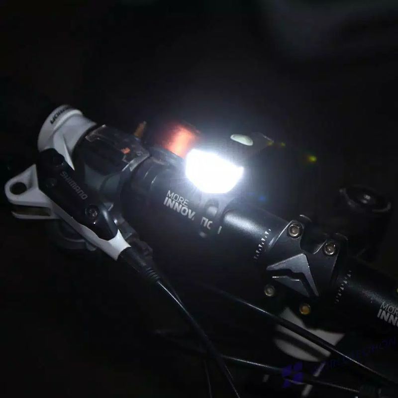 Lampu Depan Sepeda LED USB Lampu Sepedah Super Terang Rechargeable Cas Waterproof Sepeda Lipat MTB