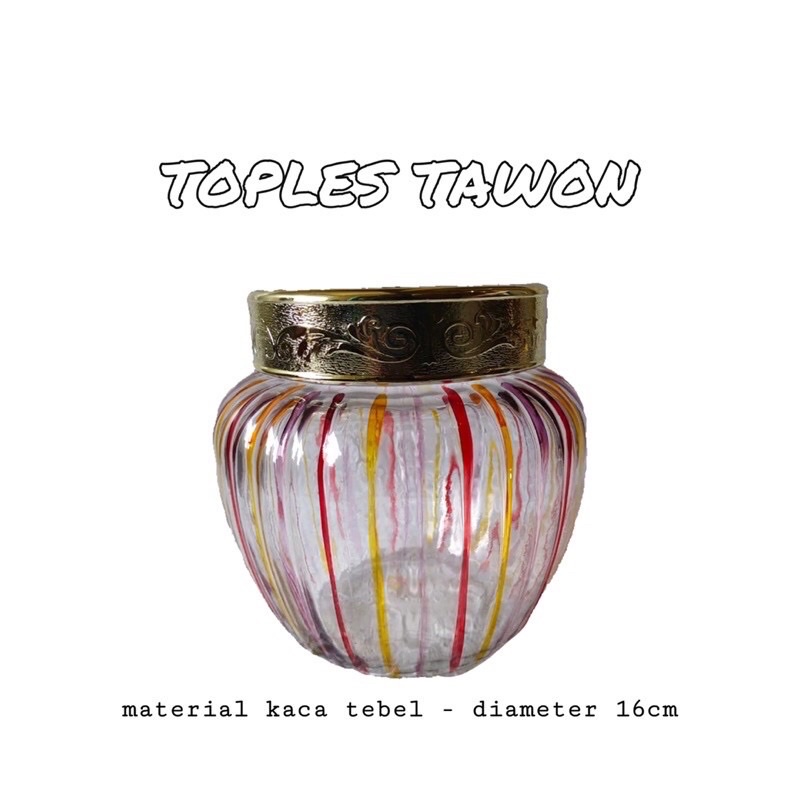 BEST DEALS TOPLES KACA GOLDEN ROSE MOTIF BATIK TUTUP GOLD TOPLES GOLDEN ROSE TOPLES KUE LEBARAN