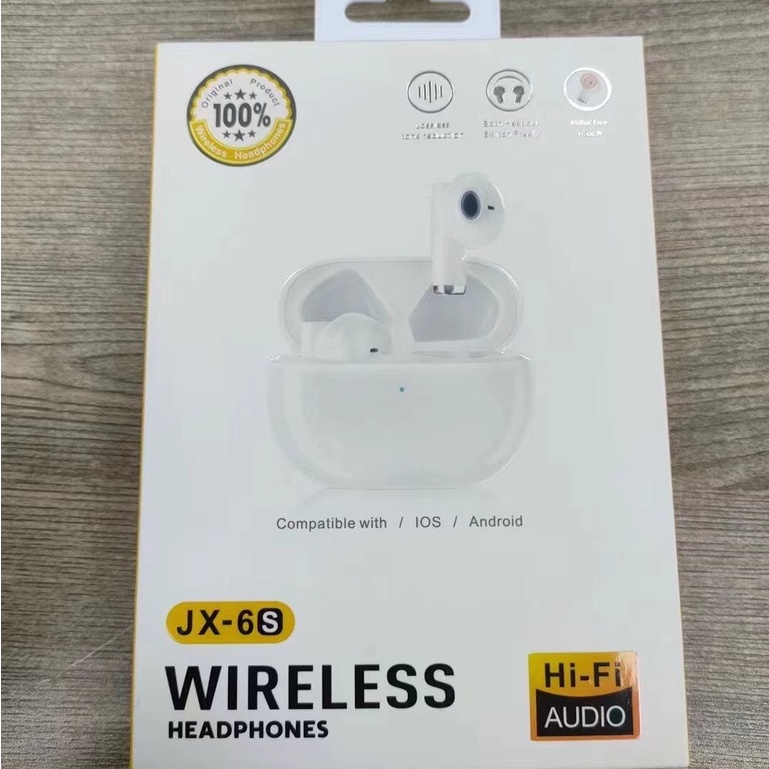 Headset JX-6S Wireless Headphones Bluetooth Hi-FI Audio