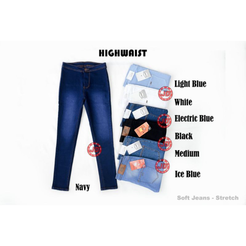 Celana Highwaist Skinny Jeans Wanita / Highwaist Skinny /BIG SIZE 27-38