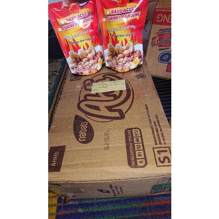 

10 PCS Baso Aci Dan Cuangki Instant Kemasan Print Paket Grosir