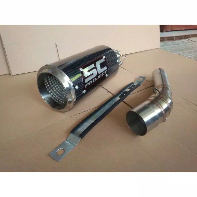 SLINCER SC PROJECT CARBON+slip on Ninja250 fi Ninja RR mono CBR250RR