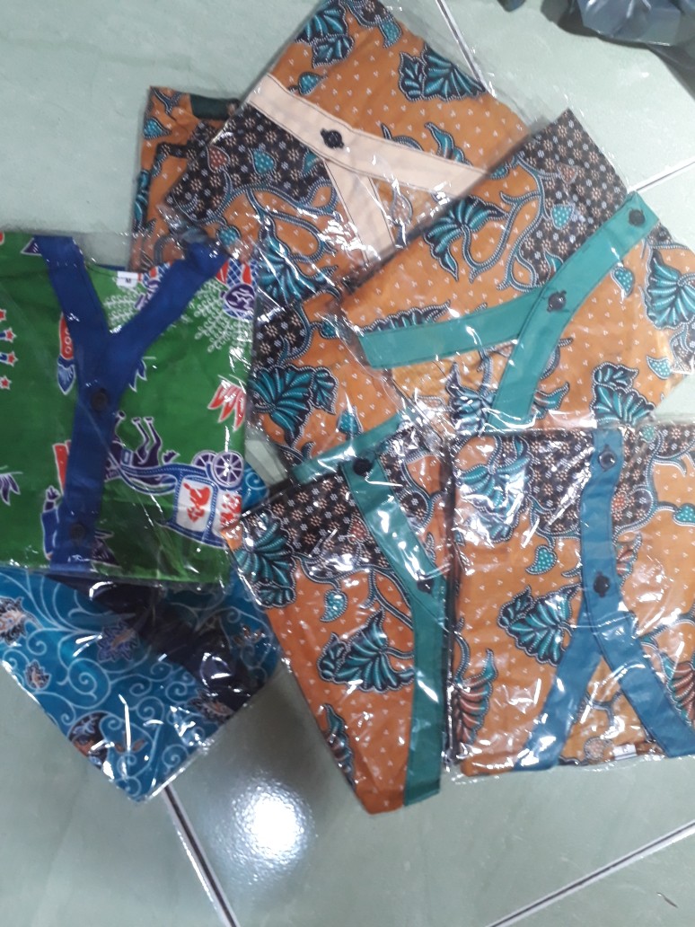 Piyama Batik Anak Baju Tidur Anak Motif Elegan Untuk Usia 1-5 Tahun Cowok Cewek.