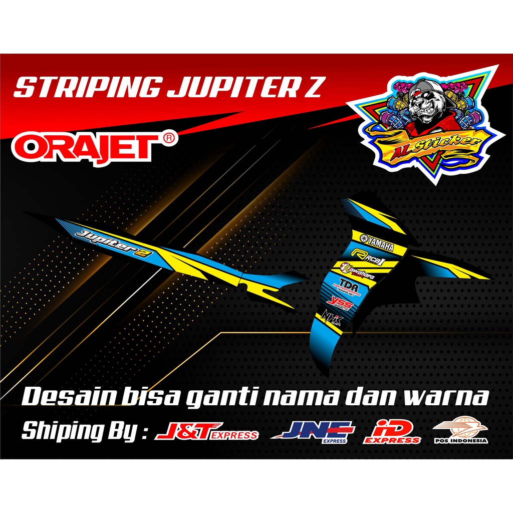 Striping Jupiter Z Custom Road Race Model Terbaru