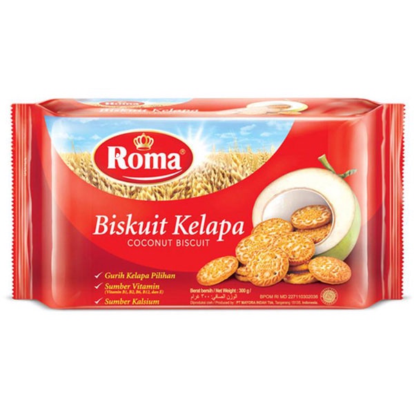 

ROMA BISCUIT KELAPA 300G