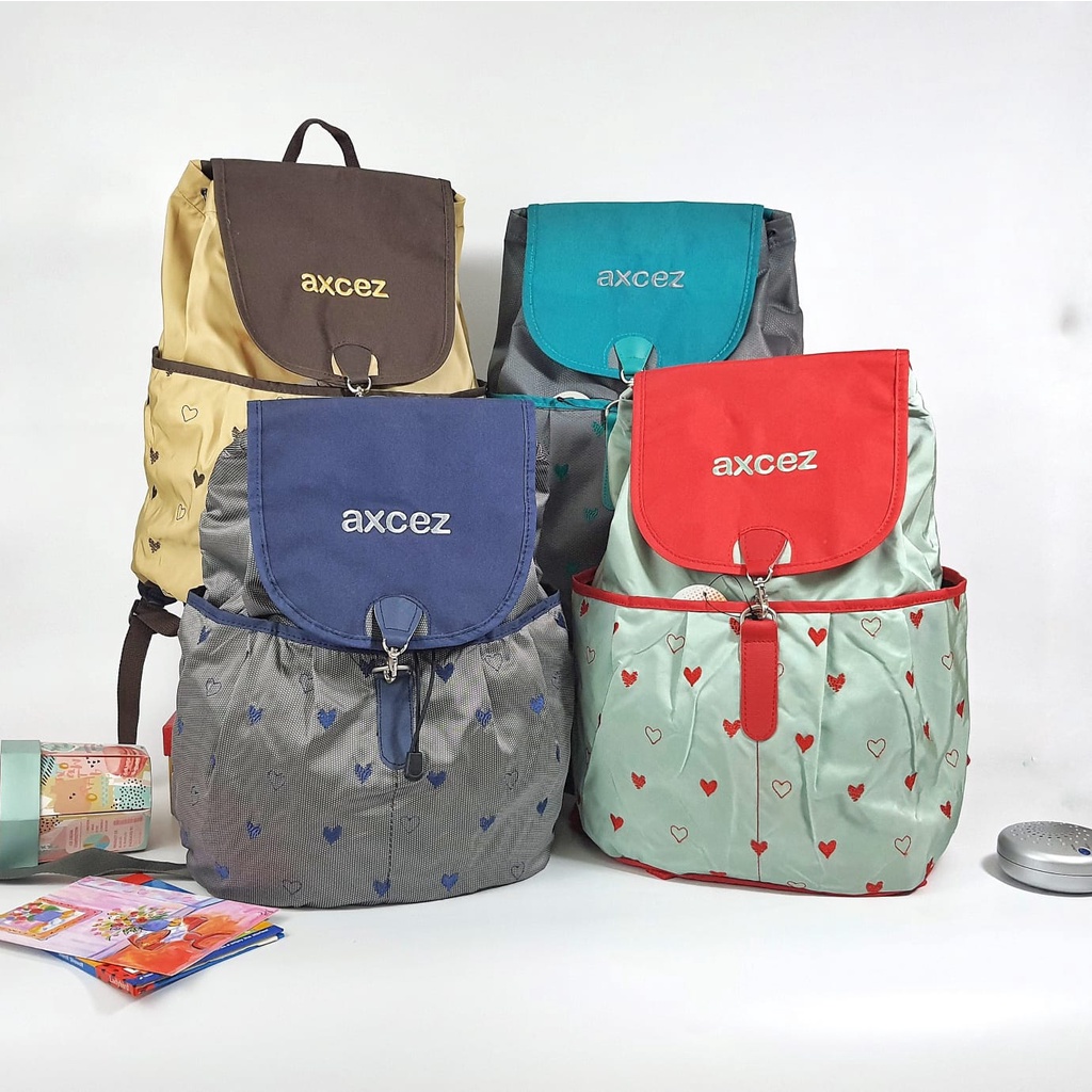 Tas Ransel Backpack Sekolah Wanita Axcez 1672