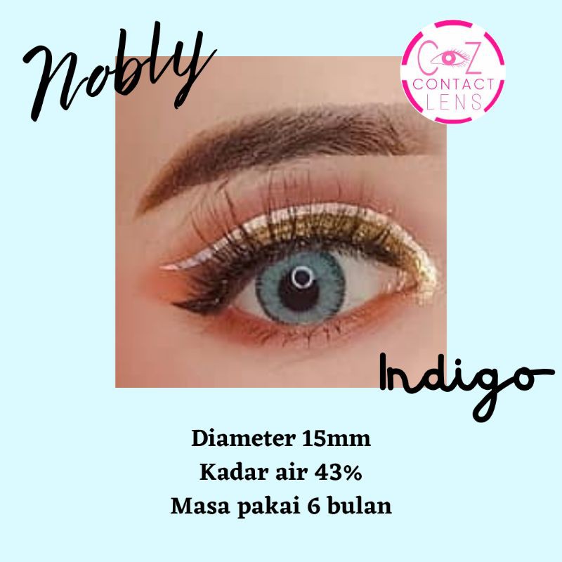 Jual Softlens Nobly Galaxy Indigo Indonesia Shopee Indonesia