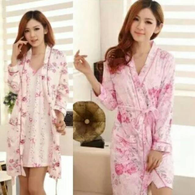 Daster kimono Premium FLOWERY ko