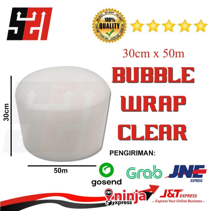 

Ginger- Bubble Warp Bubble Warp Ukuran 30cm x 50m