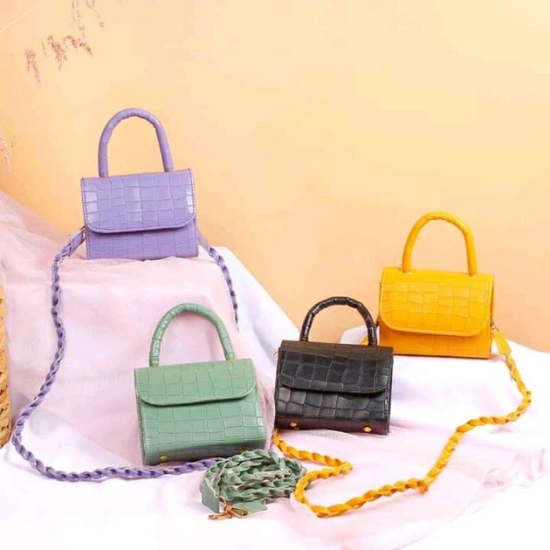 MINI CROCO BAG / TAS SELEMPANG MINI CROCO / KIMMY MINI CROCO BAG
