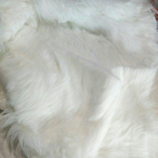 [bisa Custom] Karpet Shaggy Karpet Korea Putih Karpet Korea Lucu 100x150cm Dekorasi Kamar Aesthetic