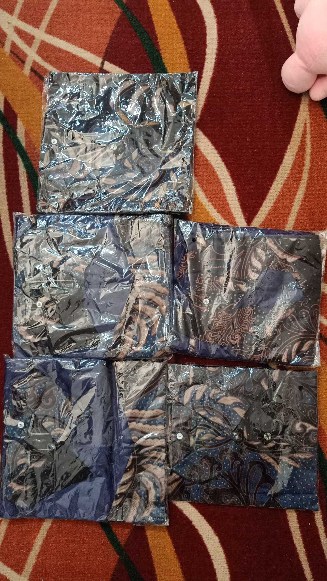 Batik Couple Keluarga Sania Ruffle Ori Ndoro Jawi Dnt Gamis Valvet User Biru Termurah