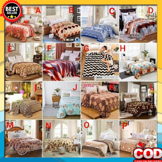 Selimut Karakter Murah Lembut 150X200 Slimut Bulu Polos Halus Balmut Dewasa 180X200 WQ43 Selimut Bul