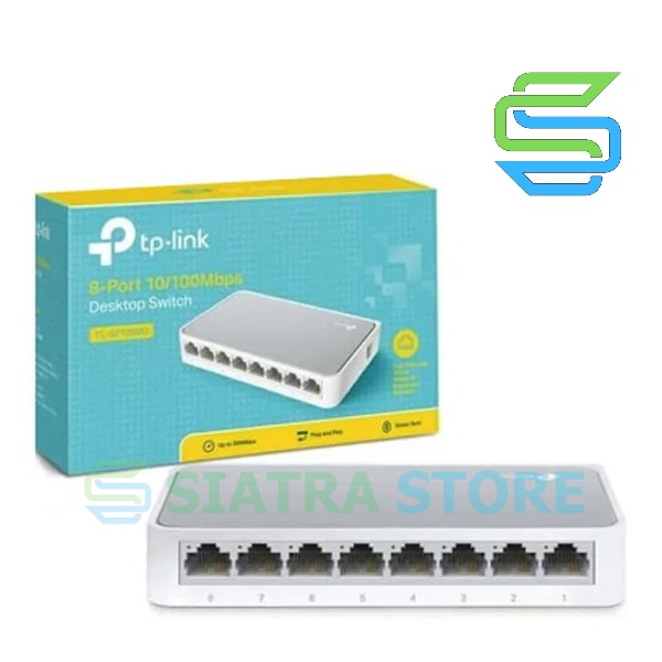 TP-LINK TL SF1008D 8-Port 10/100Mbps Desktop Switch