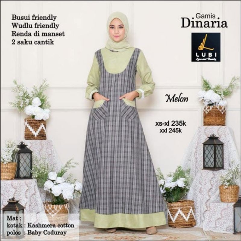 Baju Gamis Lubi dinaria
