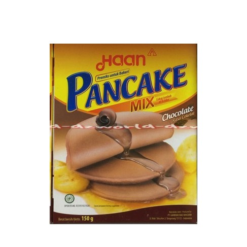 Tepung Praktis Haan Pancake Coklat Tepung Membuat Pancake 150GR