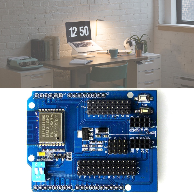 Btsg New Serial WiFi Shield Untuk Arduino- R3 2560dari ESP8266 WiFi Web Sever Shield ESP-13 IoT DIY Papan Pengembangan Kit