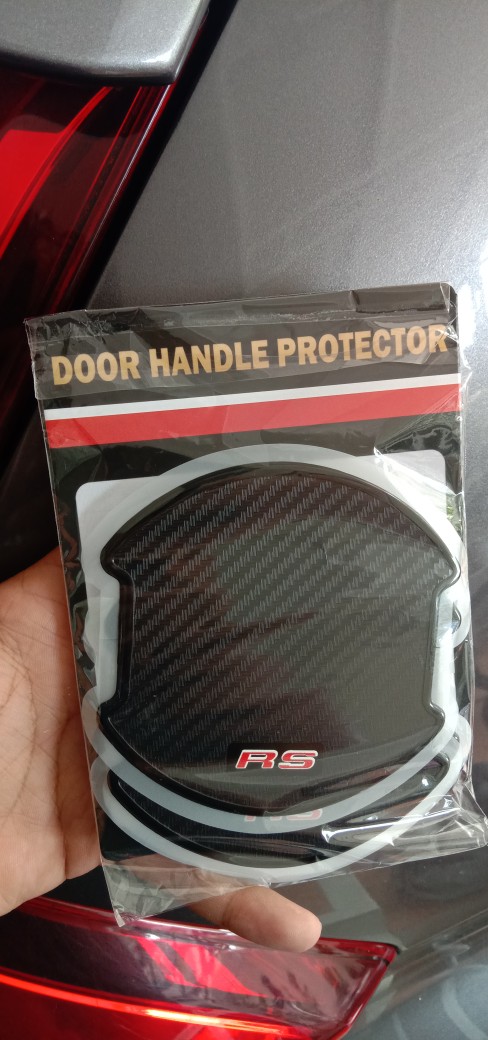 Pelindung Gagang Pintu Premium Carbon Door Handle Anti Baret