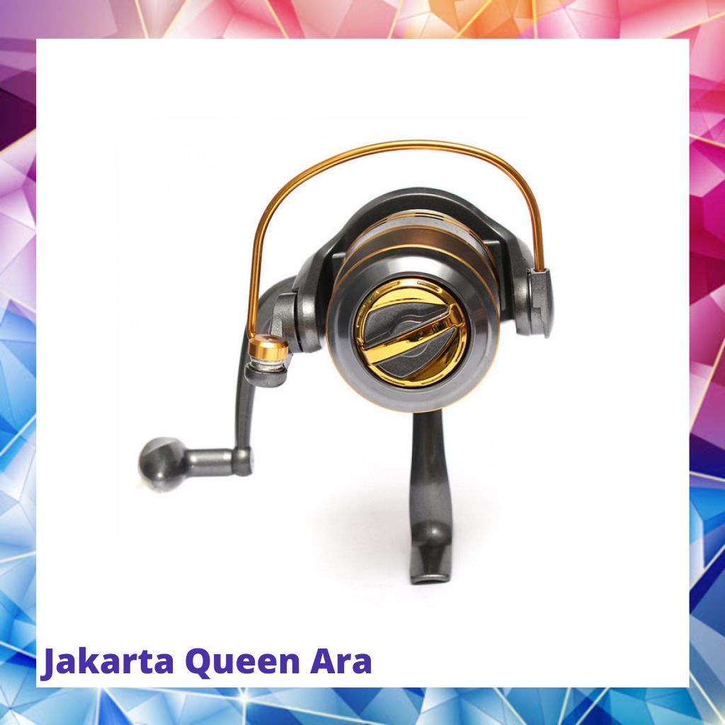 Debao Gulungan Pancing DB6000A Metal Fishing Spin Reel 10 Ball Bearin