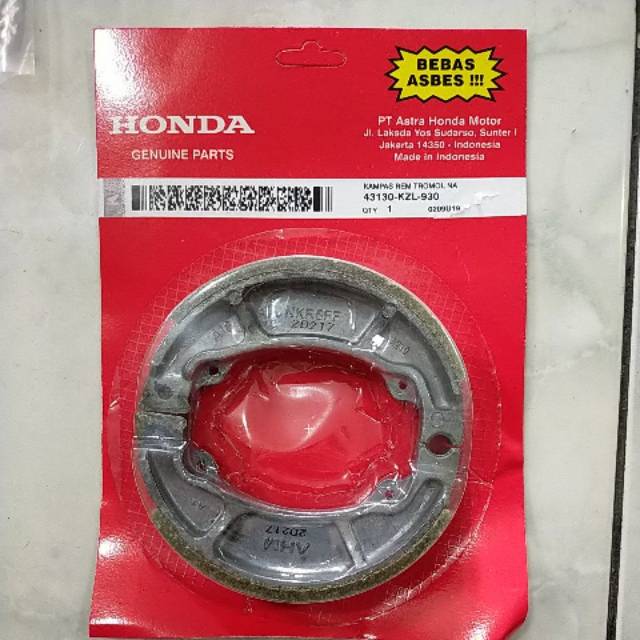 kampas rem belakang Vario,beat fi,Vario 125,beat pop,beat esp(KZL)
