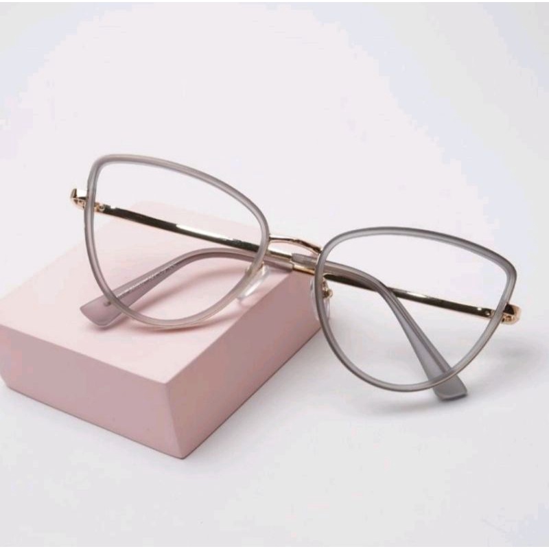 kacamata cat Eye 98525 terlaris minus clynder normal anti radiasi