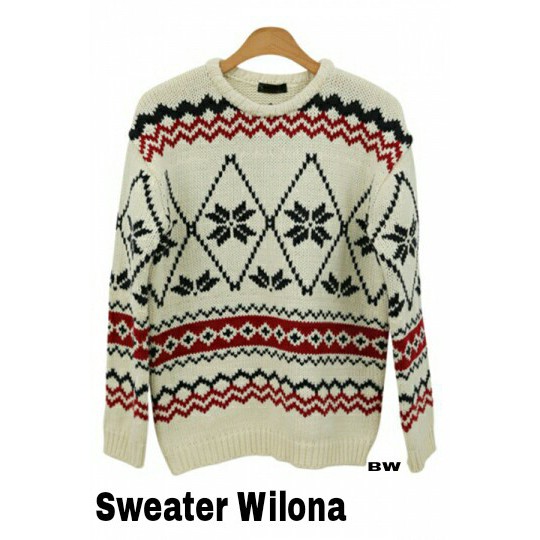 Q- SWEATER LONA/ SWEATER RAJUT WANITA/ TERBARU