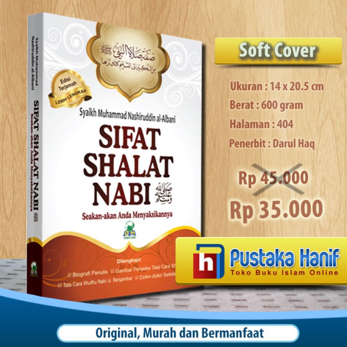 Buku Sifat Shalat Nabi Syaikh Nashiruddin Al Albani Buku Shopee Indonesia