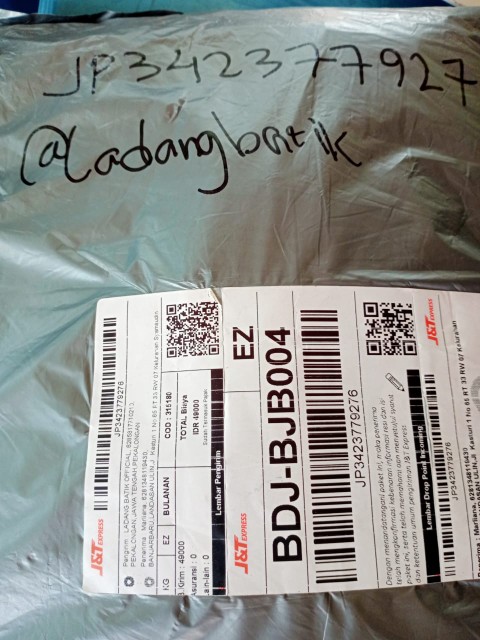 Kemeja Batik Pria Modern Lengan Panjang Casual Modis Slim Fit Trendy Masa Kini Ol 162