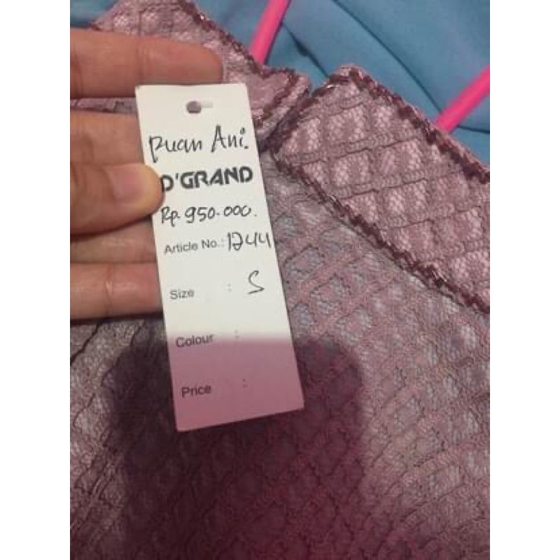 Baju Syari'i Gamis Butik D'grand Jkt size S khusus request model cantik anggun asli cantik New