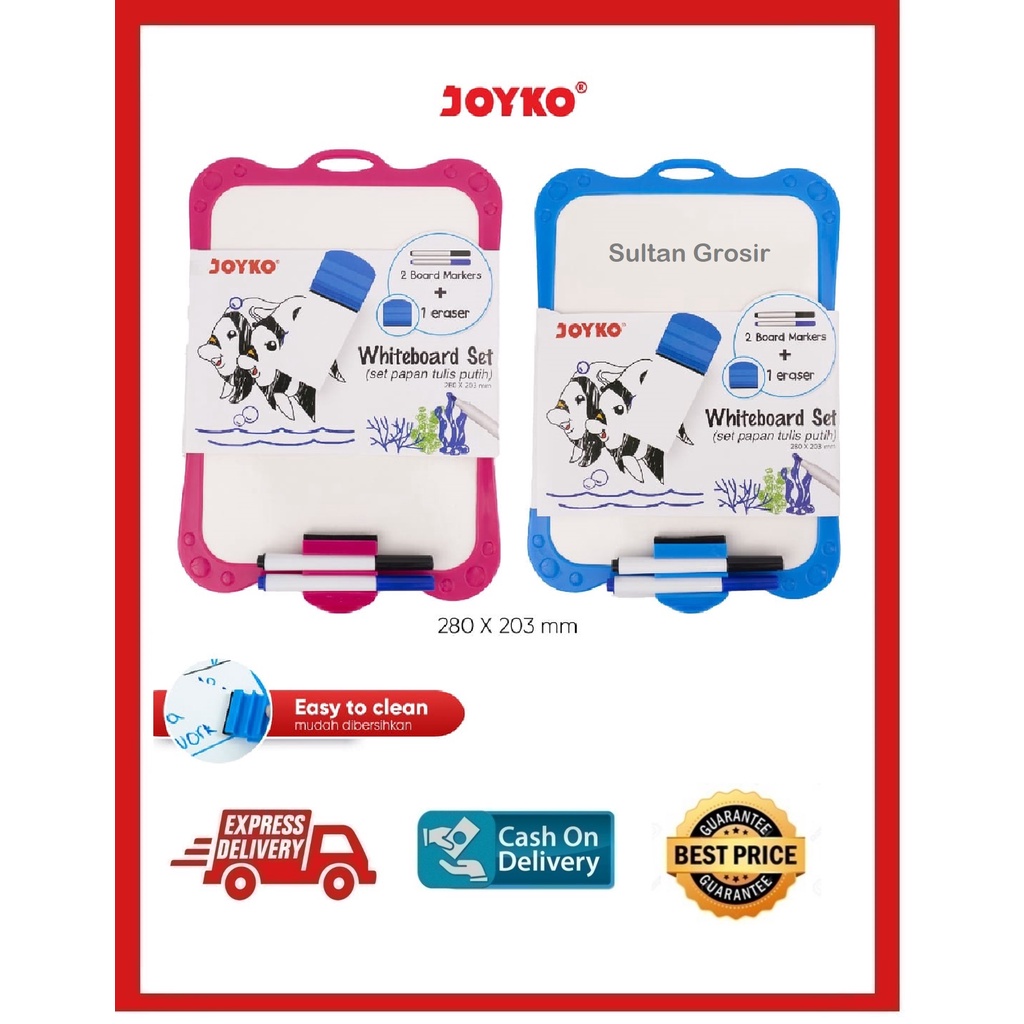 

PAPAN TULIS SET WHITEBOARD SET JOYKO WBS-170WO