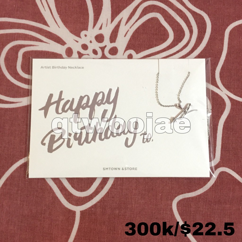 HENDERY - SM ARTIST BIRTHDAY NECKLACE.