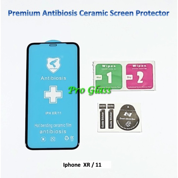 Iphone X / XS / XR / XS MAX  Antibiosis Ceramic AntiShock Screen Protector