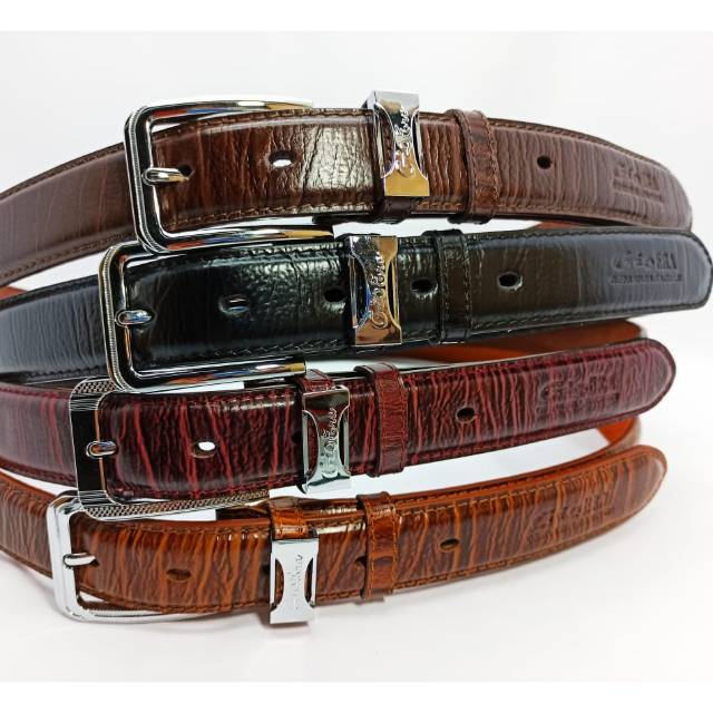 Ikat Pinggang Gio kulit / Tali pinggang Kulit Pria / Gesper Kulit  Pria / Sabuk Kulit Pria / Ikat Pi