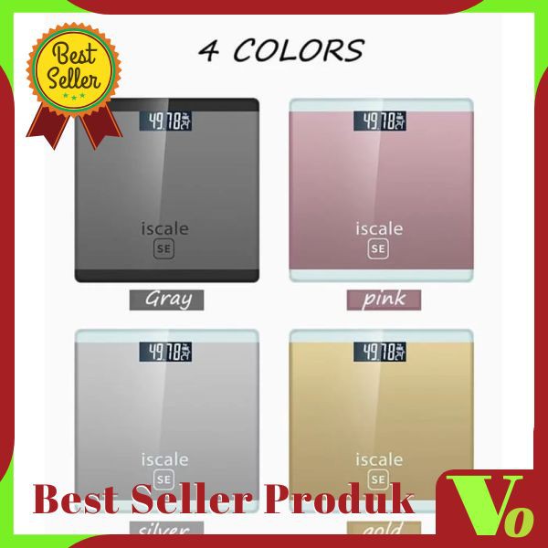 Timbangan Badan Digital Indikator Iscale SE Kaca Elektrik