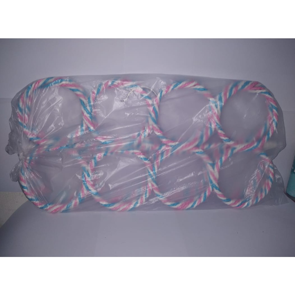 SYAL HANGER 28 RING - GANTUNGAN U/ JILBAB-BIRU