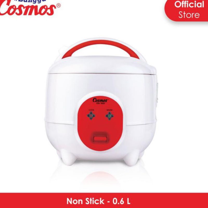 Cosmos Rice Cooker Mini 0,6 Liter 3 in 1 CRJ1001N 300 Watt