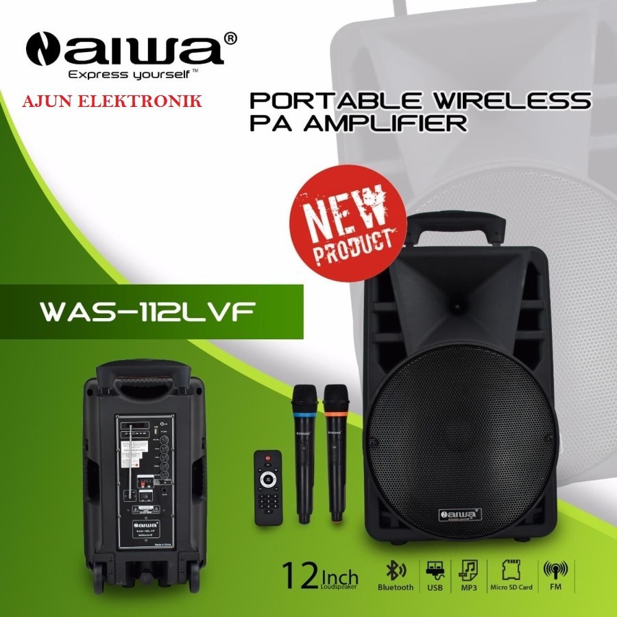 SPEAKER PORTABLE WIRELESS MEETING AIWA 112LVF