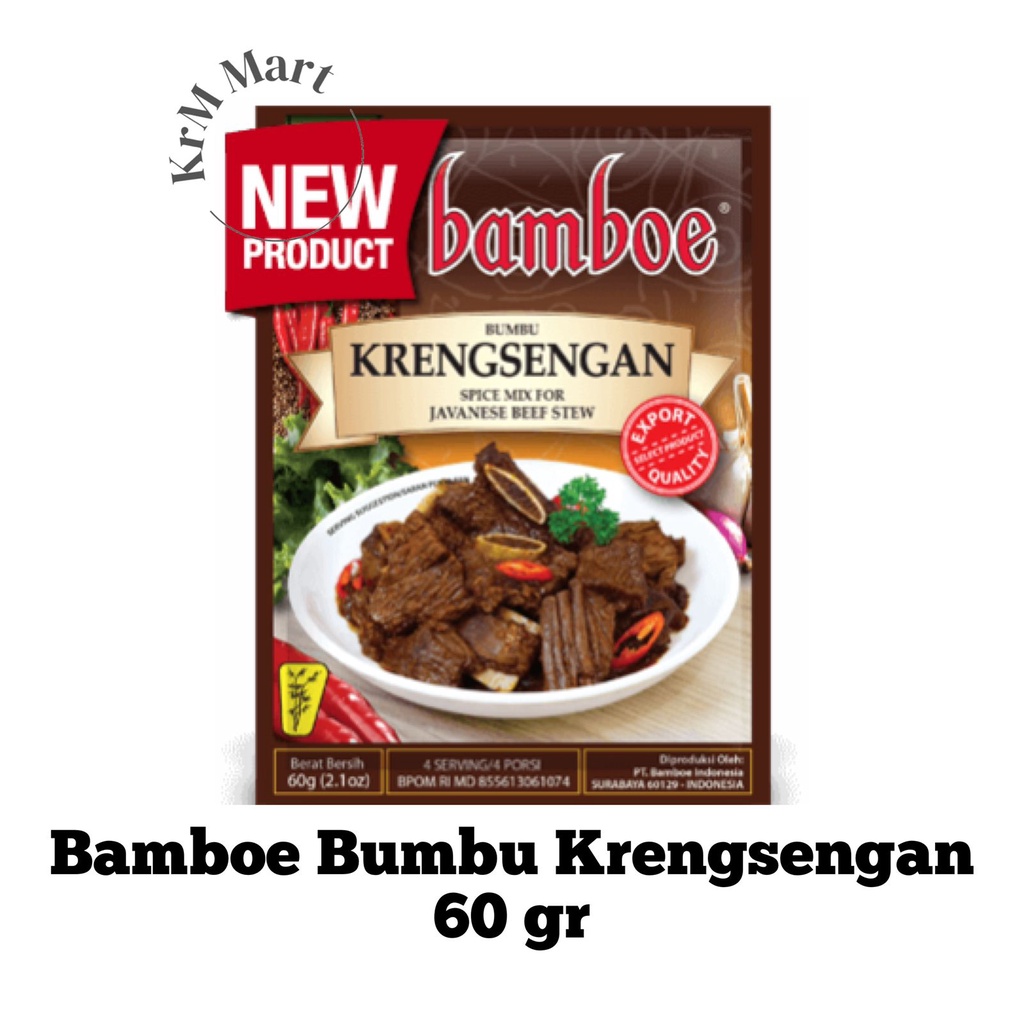 

Bamboe Krengsengan bumbu instan masakan dapur varian nusantara