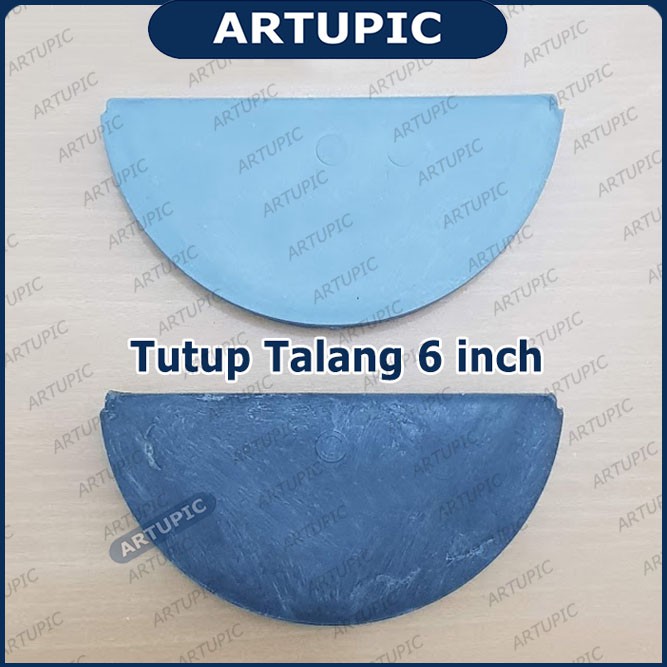 Tutup Talang Pakan 6 inch setengah lingkaran