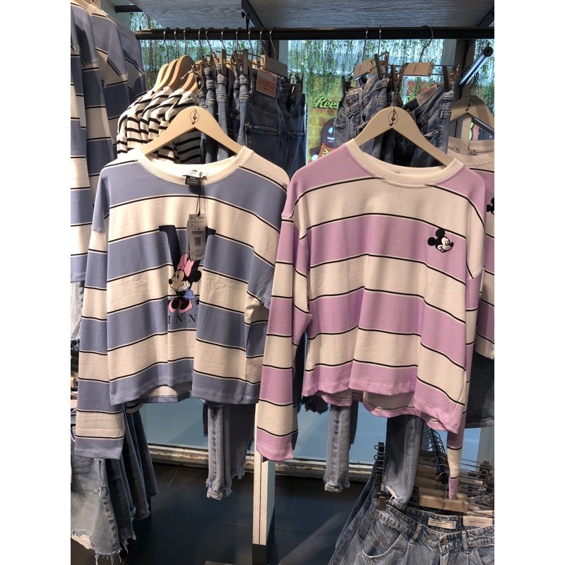 Jastip Sweatshirt Stradivarius Mickey New