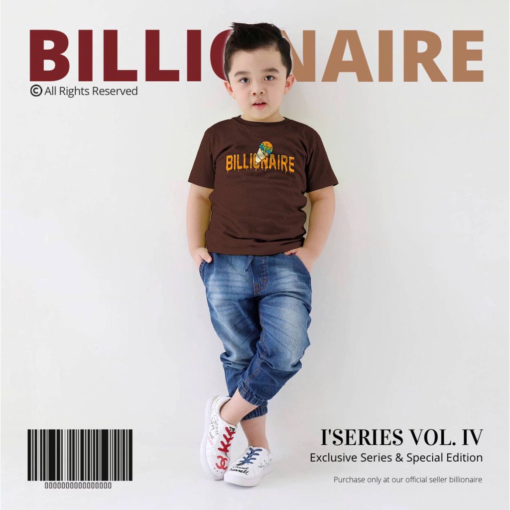 Kaos anak Billionaire Illustration Series Vol.IV
