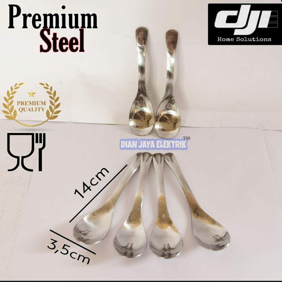 Sendok kecil/sendok es krim/sendok teh stainless premium hotel grade