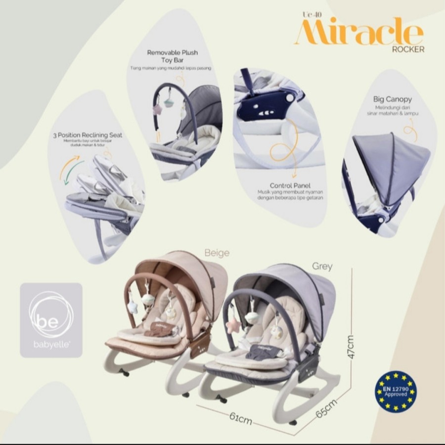 Bouncer BabyElle Miracle Rocker UC-40 / Ayunan Rocker