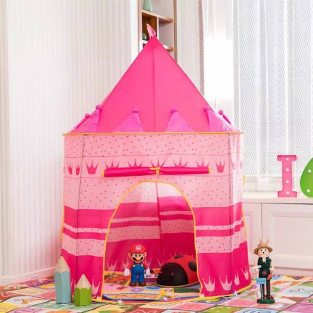 TENDA BERMAIN ANAK MODEL CASTLE KIDS / PORTABLE TENT MATERIAL POLYESTER