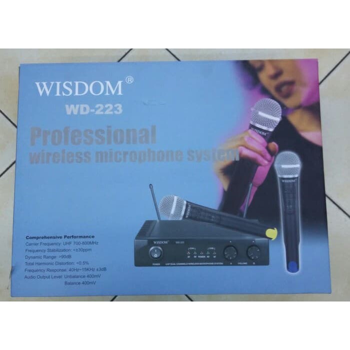 MIC WIRELES WISDOM WD-223 kualitas bagus