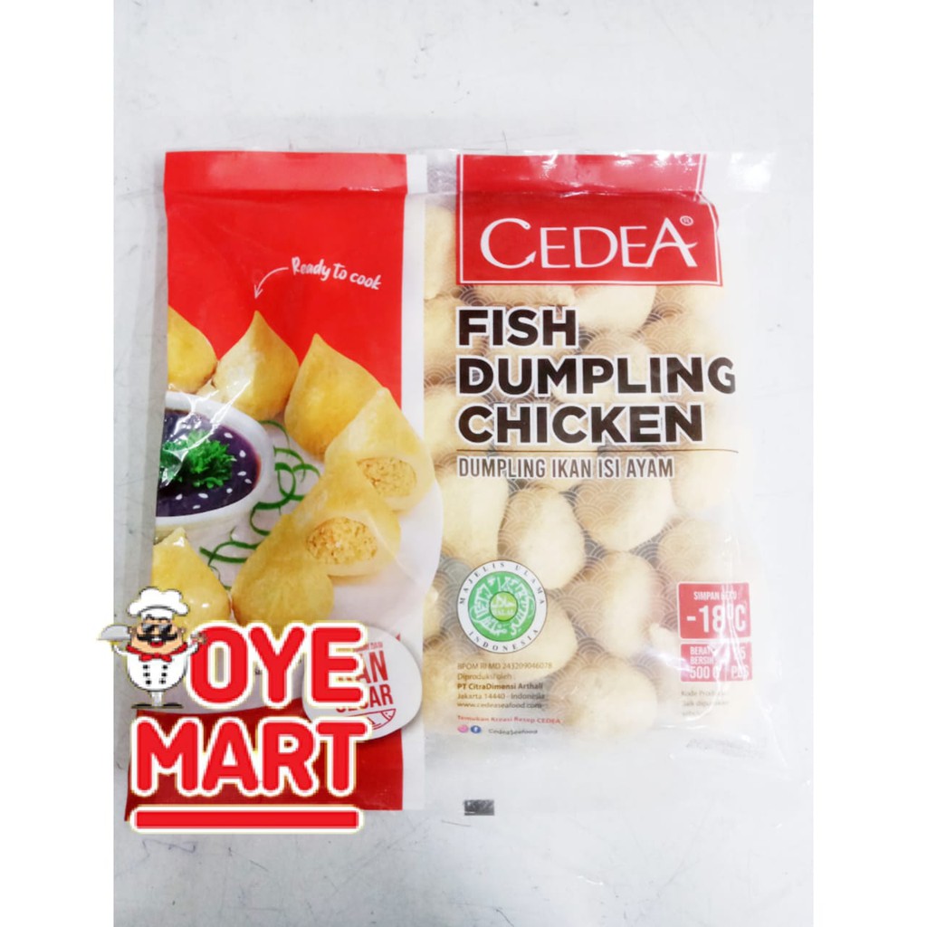 CHICKEN FISH DUMPLING 500GR CEDEA PANGSIT IKAN ISI AYAM