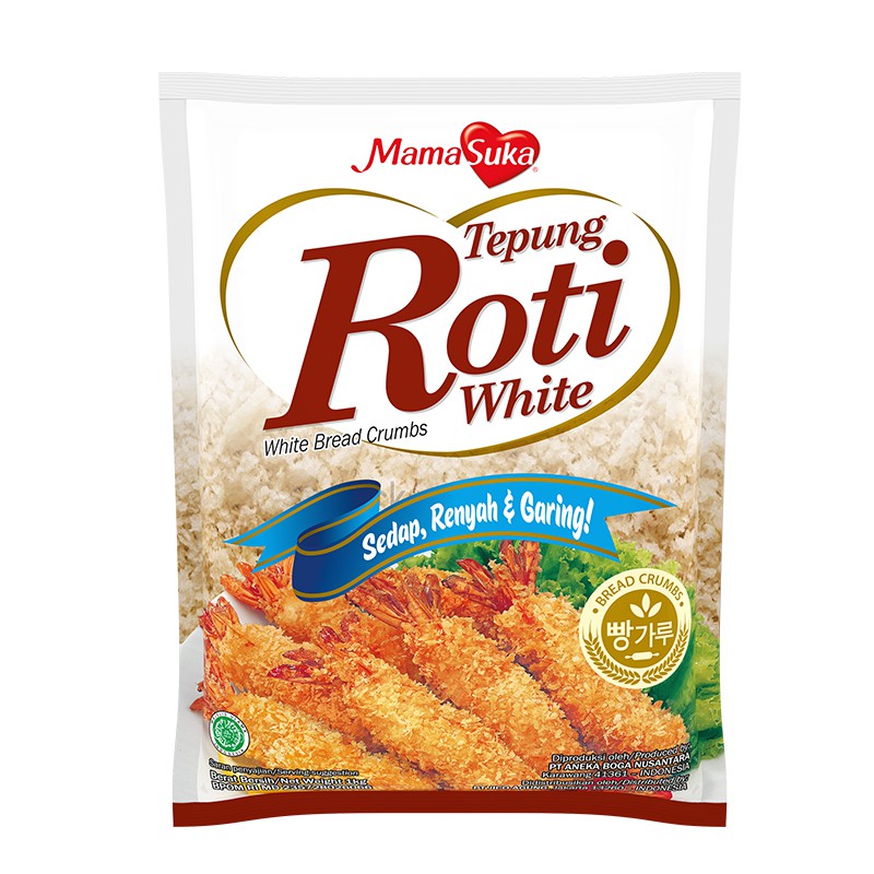 

MAMASUKA Tepung Roti Terigu Putih 200g - MAMA SUKA White Bread Crumbs 200 Gram