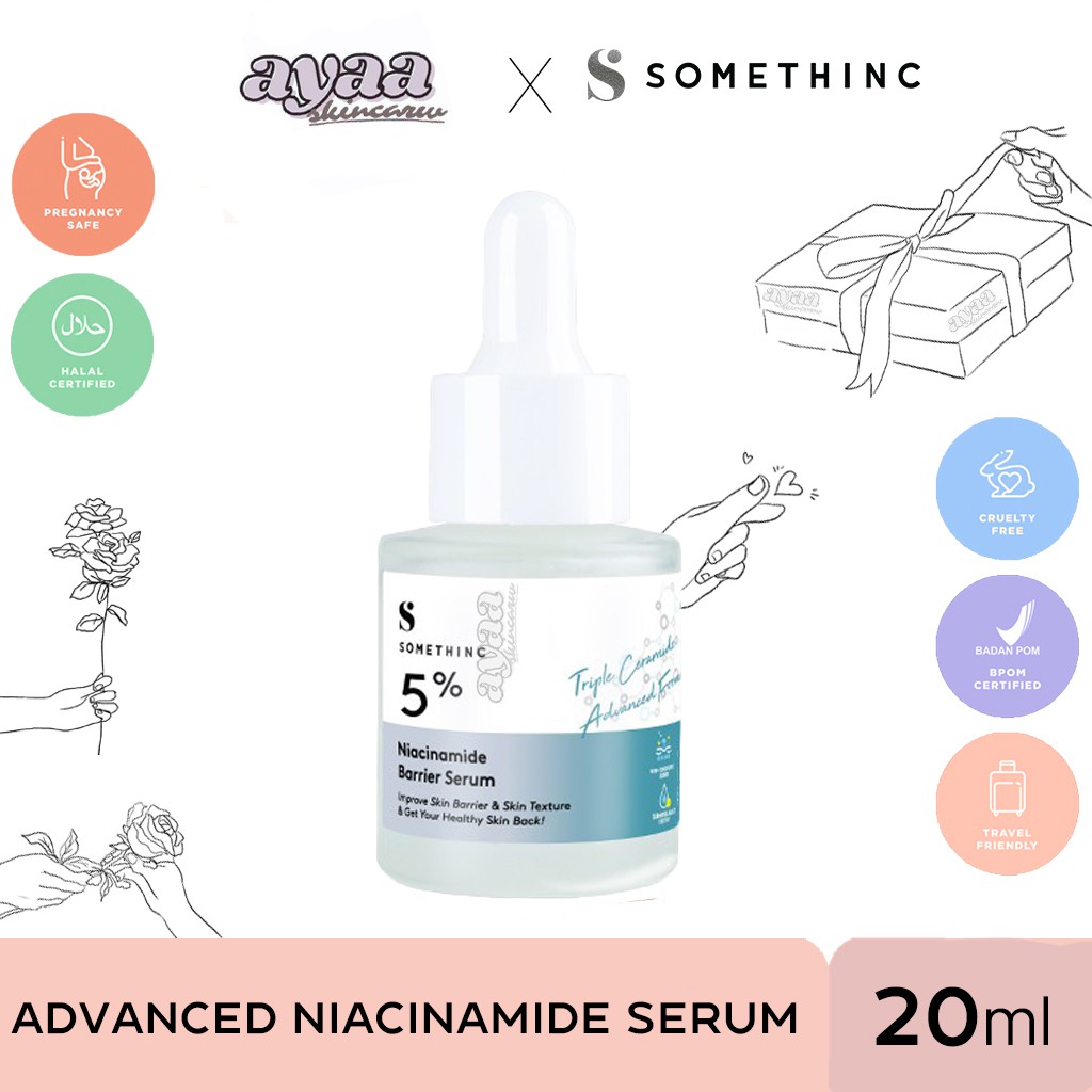 SOMETHINC 5% NIACINAMIDE SKIN BARRIER SERUM | SALMON DNA | HOLYGRAIL | AHA 7% | HYALURONIC 9+