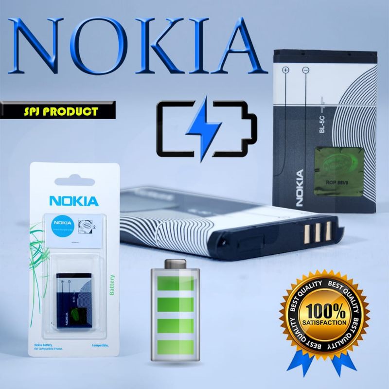 Baterai Nokia BL 5C BL 4C Batre Original Nokia BL 5c BL 4c
